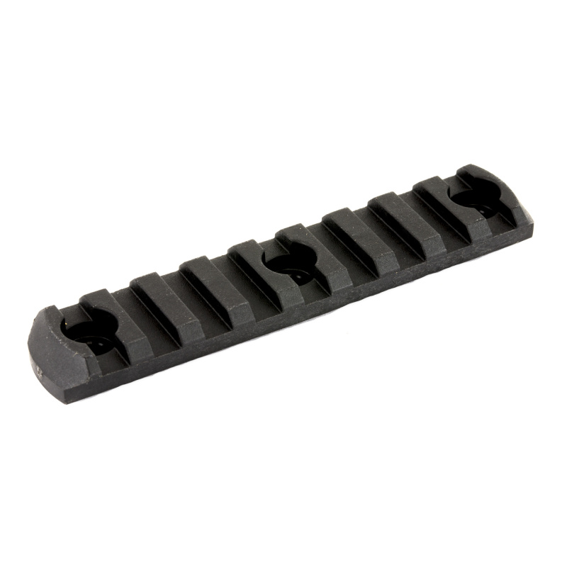 M-LOK Rail Section, Fits M-LOK Hand Guard, Polymer, 9 Slots, Black MAG592