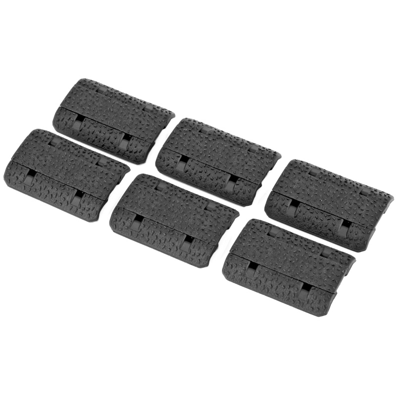 M-LOK Rail Covers, Black Finish, Type 2 Rail Cover, 1 Slot, Fits M-LOK MAG603-BLK