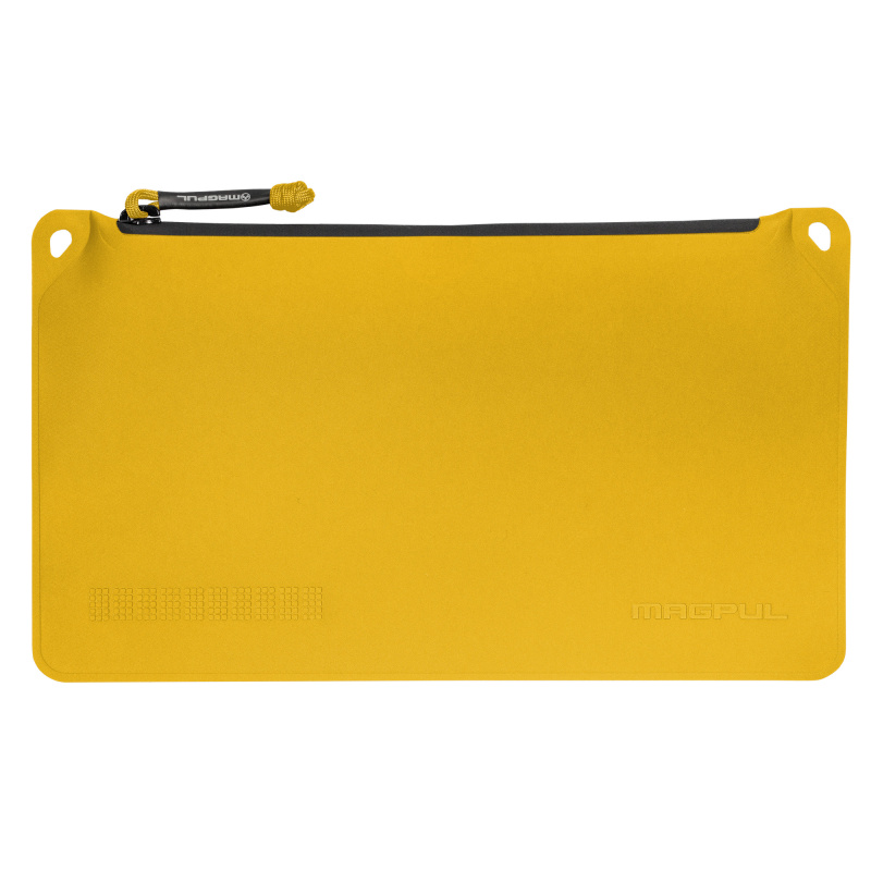 DAKA Pouch, Medium, 7"x12", Yellow Polymer Fabric MAG857-720
