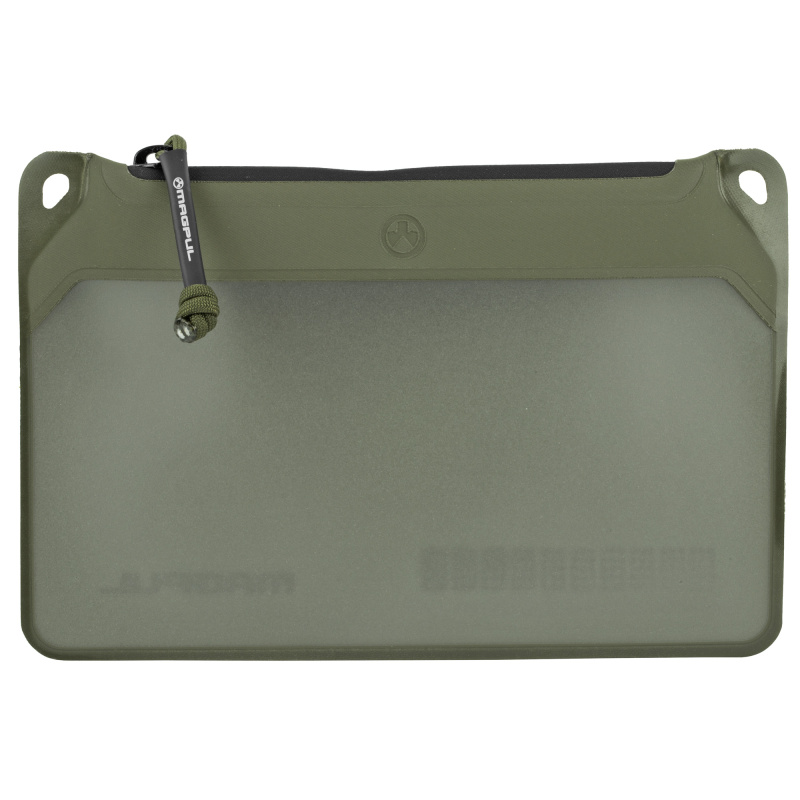 DAKA Window Pouch, Small, 6"x9", OD Green Polymer Fabric, Window for Easy Organization MAG994-315