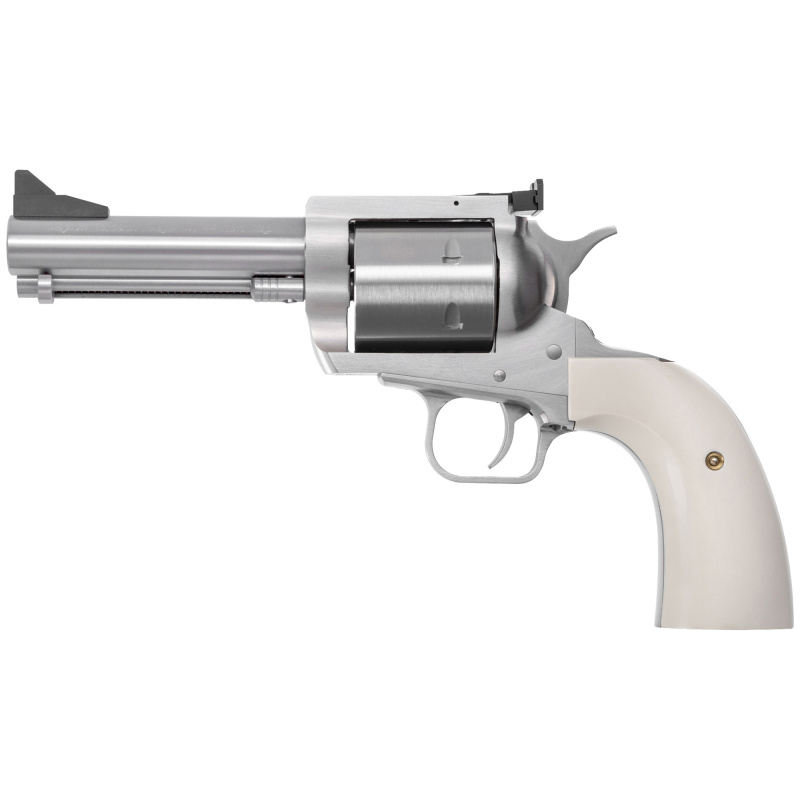 BFR, Revolver, Single Action, 44 Magnum, 5" Barrel, Steel, Stainless Finish, Bisley Grips, 6 Rounds BFR44MAG5B-6