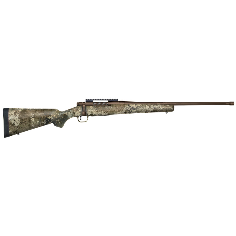 Patriot, Predator, Bolt, 308 Win, 22", Brown, Strata Camo, Right Hand, 1 Mag, Fluted/Threaded, 4Rd, Adjustable Trigger 28045