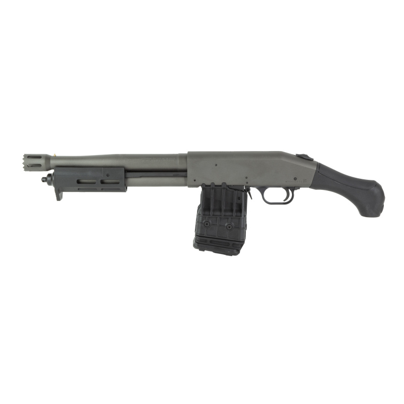 590M Breacher, Short Barrel Shotgun, 12 Gauge, 2.75" Chamber, 11.5" Barrel, Cylinder Bore, Cerakote Finish, Tungsten Gray, 5 Rounds, 1 Magazine 50223