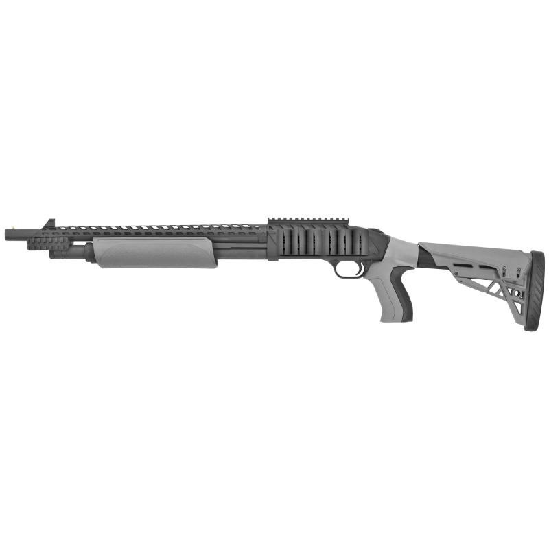 500, TALO, Pump, 12 Gauge 3", 18.5", Gray, Collapsible Stock, 6 Round, Bead Sight 50431