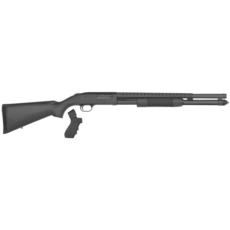 590, Persuader, Pump Action, 12 Gauge, 3" Chamber, 20" Cylinder Barrel, Blue Finish, Synthetic Stock, Includes Heat Shield and Pistol Grip Kit, 9Rd, Bead Sight 50694