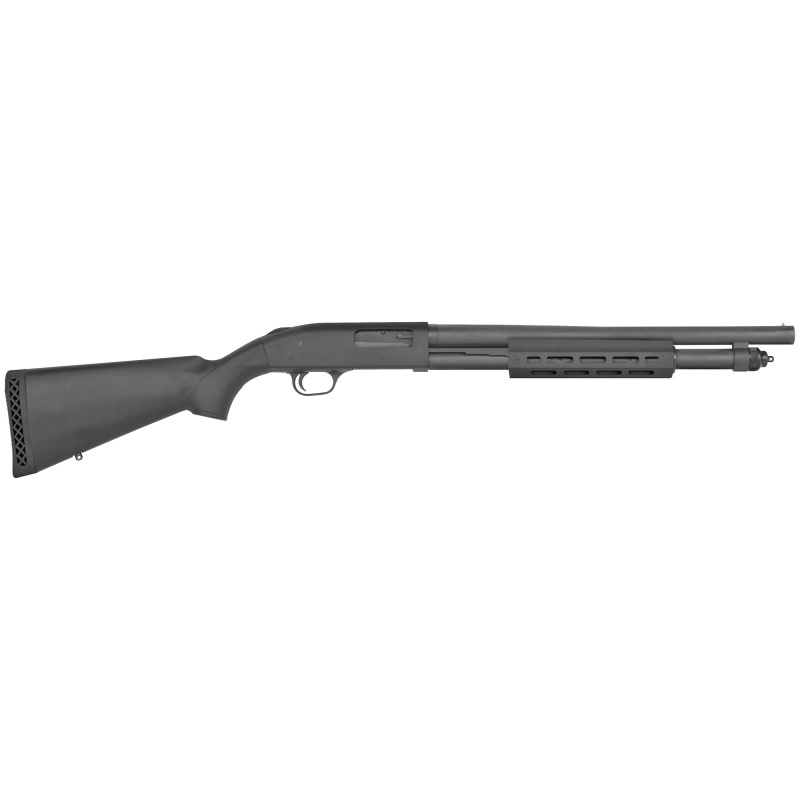 590A1, Security Mil-Spec, Pump Action, 12 Gauge, 3" Chamber, 18.5" Heavy Wall Barrel, Parkerized Black Finish, Synthetic Stock with M-Lok Forend, 7Rd, Bead Sight 50766