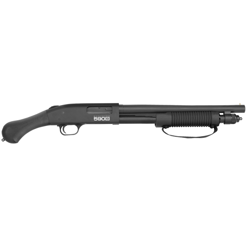 590S, Shockwave, Pump Action, 12 Gauge, 3" Chamber, 14.375" Barrel, Matte Blued Finish, Shockwave Grip, Bead Sight, 8 Rounds, Cycles 1.75", 2.75", or 3" Shells 51601