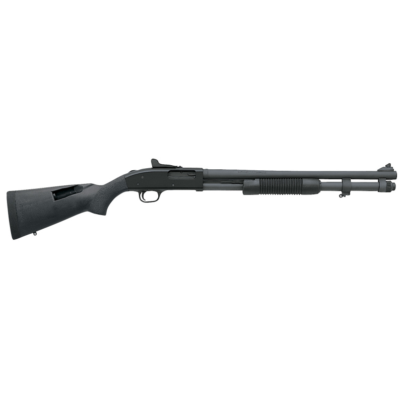 Model 590A1 Special Purpose 12 Gauge 20 Inch Barrel Parkerized Finish 3 Inch Chamber Ghost Ring Sights Black Synthetic Speedfeed Stock 8 Round