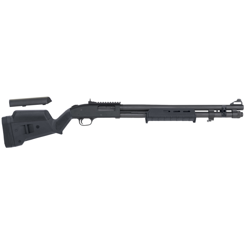Model 590A1 Magpul 12 Gauge 3 Inch Chamber 20 Inch Heavy Barrel Parkerized Finish XS Ghost Ring Sights Magpul SGA Adjustable Stock 9 Round