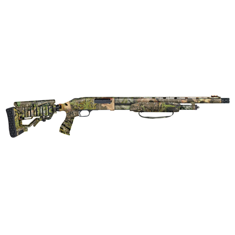 Model 500 Tactical Turkey 12 Gauge 20 Inch Vent Rib Barrel Mossy Oak Obsession Finish 3 Inch Chamber Adjustable Fiber Optic Sights X-Factor Ported Tube Sling Adjustable Stock Mossy Oak Obsession Finish
