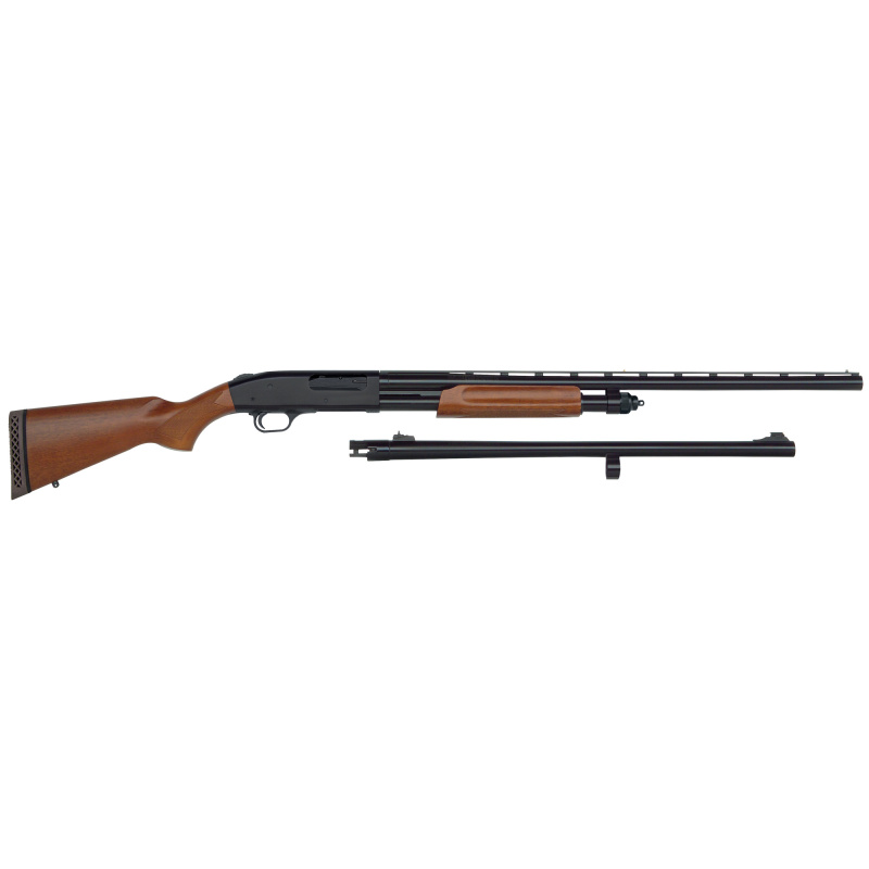 835 Combo, Pump Action, 12 Gauge Shotgun, 24" & Vent Rib 28" Barrel, Blue Finish, Wood Stock, 3.5" Chamber, Bead Front Rifle Sights, Ulti-Mag Set, 5Rd 68224