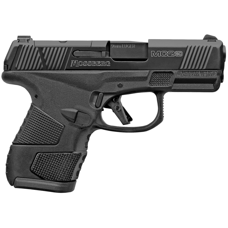 MC2sc, Striker Fired, Semi-automatic, Sub-Compact, Polymer Frame Pistol, 9MM, 3.4" Barrel, DLC Finish, Black, 3 Dot Sights, Manual Safety, (1)-11 Round and (1)-14 Round Magazine, Flat Profile Trigger, Optics Ready 89027