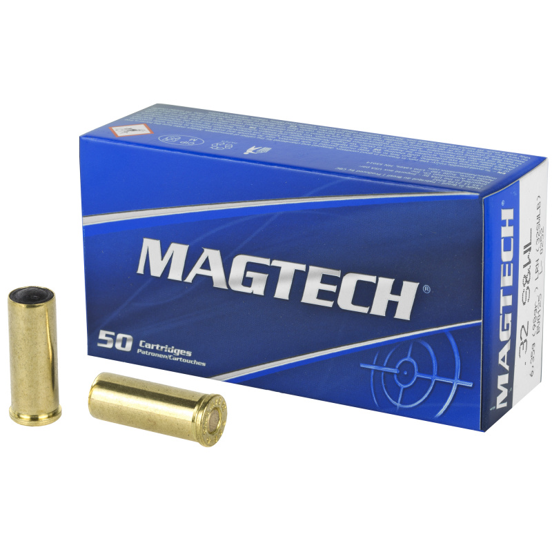 Sport Shooting, 32 S&W Long, 98 Grain, Lead Wadcutter, 50 Round Box 32SWLB