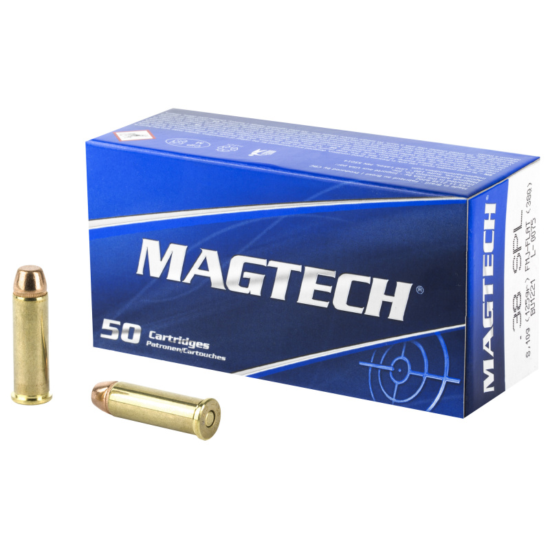 .38 Special 125 Grain Full Metal Jacket Flat Nose 50 Per Box