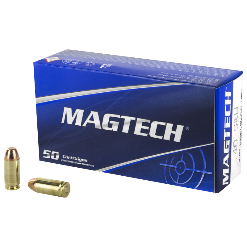 Sport Shooting, 40S&W, 165 Grain, Full Metal Case Flat 40G