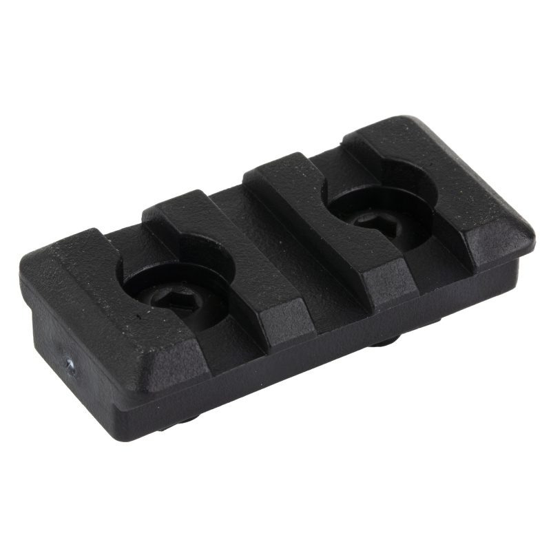 Polymer M-LOK Rail, Fits M-LOK Handguards, 3 Slot, Polymer Construction, Matte Finish, Black, Hardware Included MI-3PMR