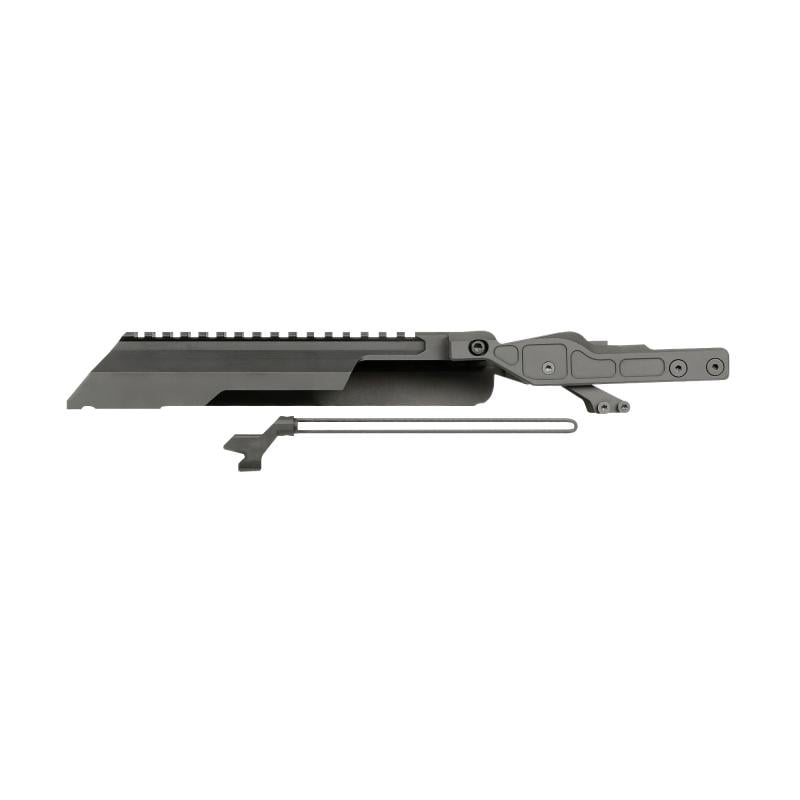 Alpha AK Railed Top Cover/Dust Cover, Fits Most AKM Pattern Rifles, Only Compatible with Midwest Alpha Series Handguard, Black MI-AK-ALPHA-RTC