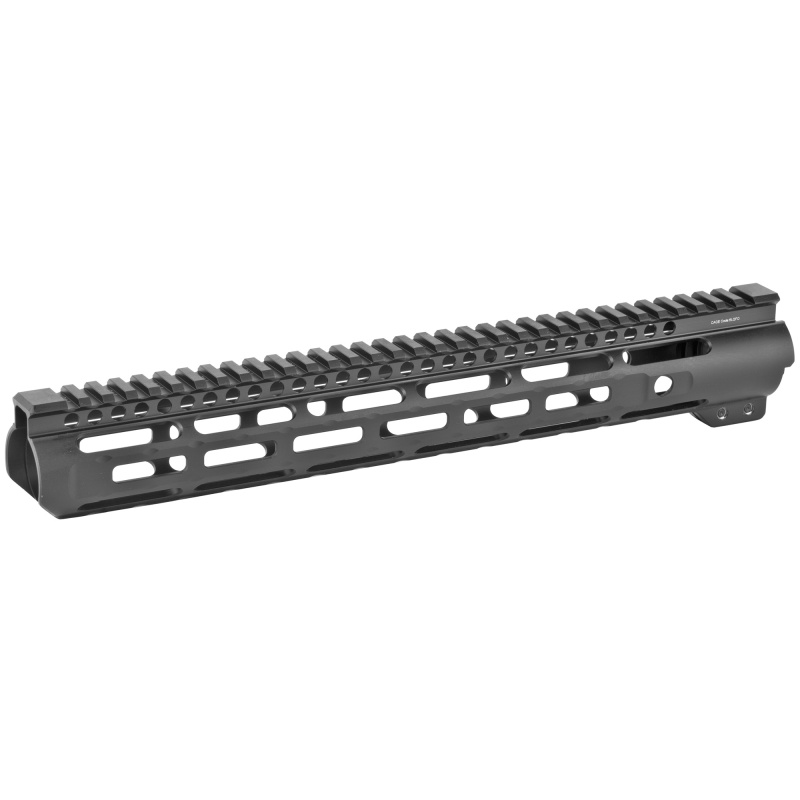 Slim Line Handguard, 14" Length, MLOK. Aluminum, Black Anodized Finish, Fits AR Rifles, Includes 5-Slot Polymer Rail MI-SLH14