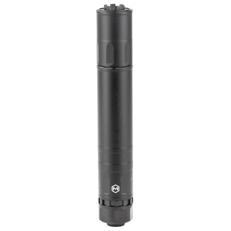 MS-45, Suppressor, 45 Caliber, Stainless Steel and Aluminum Construction, DLC Finish, Black, Includes .578x28 Piston MXM-48216