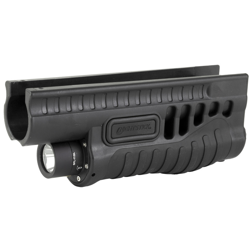 SFL-11GL, Nightstick Flashlight/Laser Combo, Green Laser, Fits Mossberg 500/590/Shockwave, Black, Includes 2 CR123A SFL-11GL