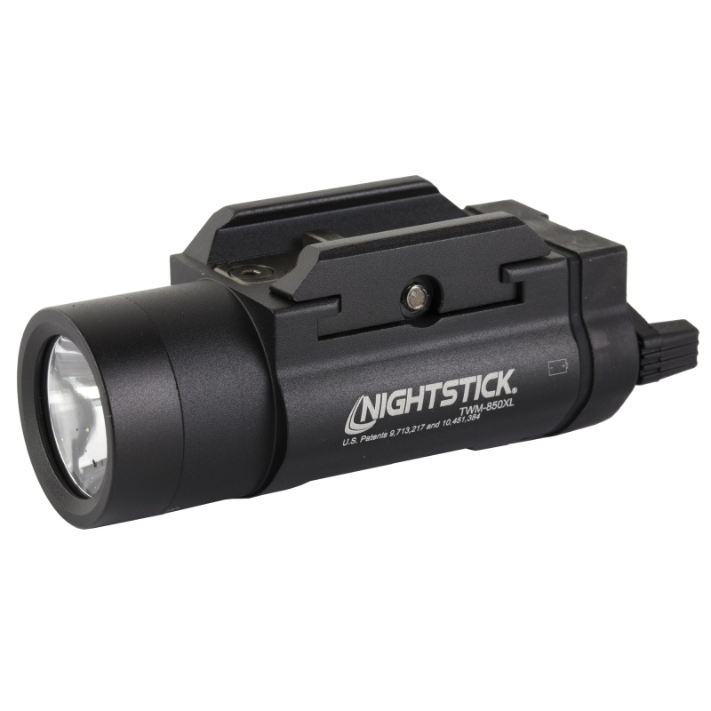 TWM-850XL, Tactical Weapon-Mounted Light, 850 Lumens, 15,000 Candela, Black, 1.75 Hours of Runtime, IP-X7 Waterproof TWM-850XL