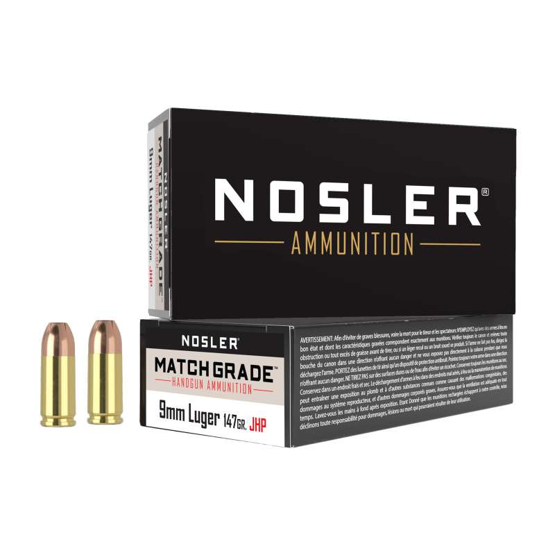 Assured Stopping Power, 9MM, 147 Grain, Jacketed Hollow Point, 50 Round Box 51325