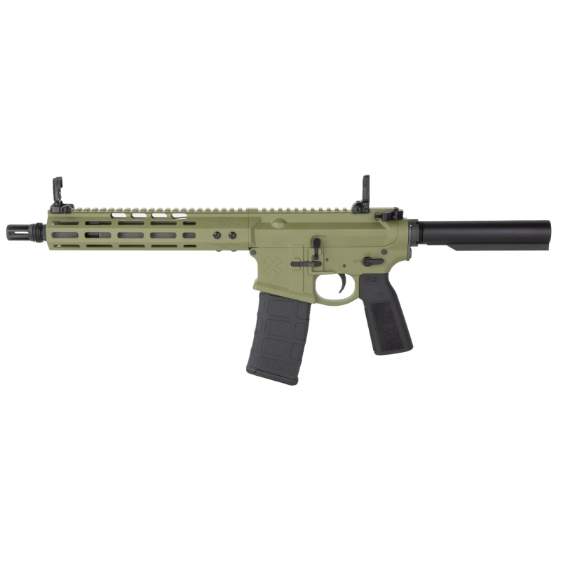 N4, Semi-automatic Pistol, 556NATO, 10.5" Threaded Barrel, 4th Generation, Cerakote Finish, Bazooka Green, 30 Rounds, 1 Magazine 02000797-BG