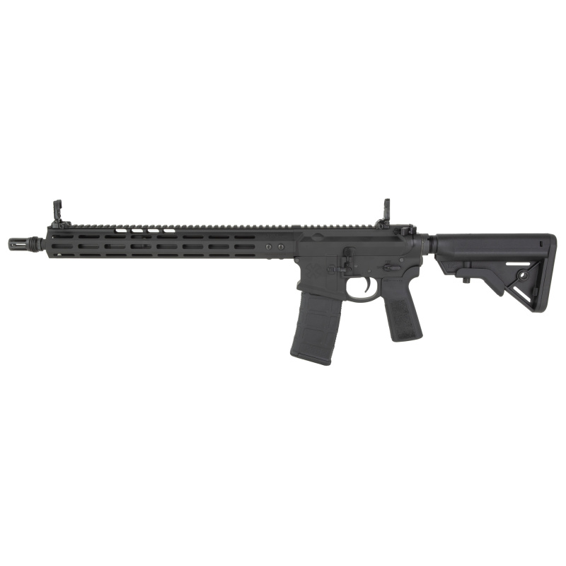 Gen 4, N4, Semi-automatic, AR, 223REM/556NATO, 16"Light Recon Cold Hammer Forged Barrel, Q Cherry Bomb 1/2-28 Muzzle Brake, NSR-15 M-LOK Handguard, Black, Magpul MOE-SL Stock, Magpul MOE-K2 Pistol Grip, Ambidextrous Selector and Bolt Catch, MBUS Pro Sigh