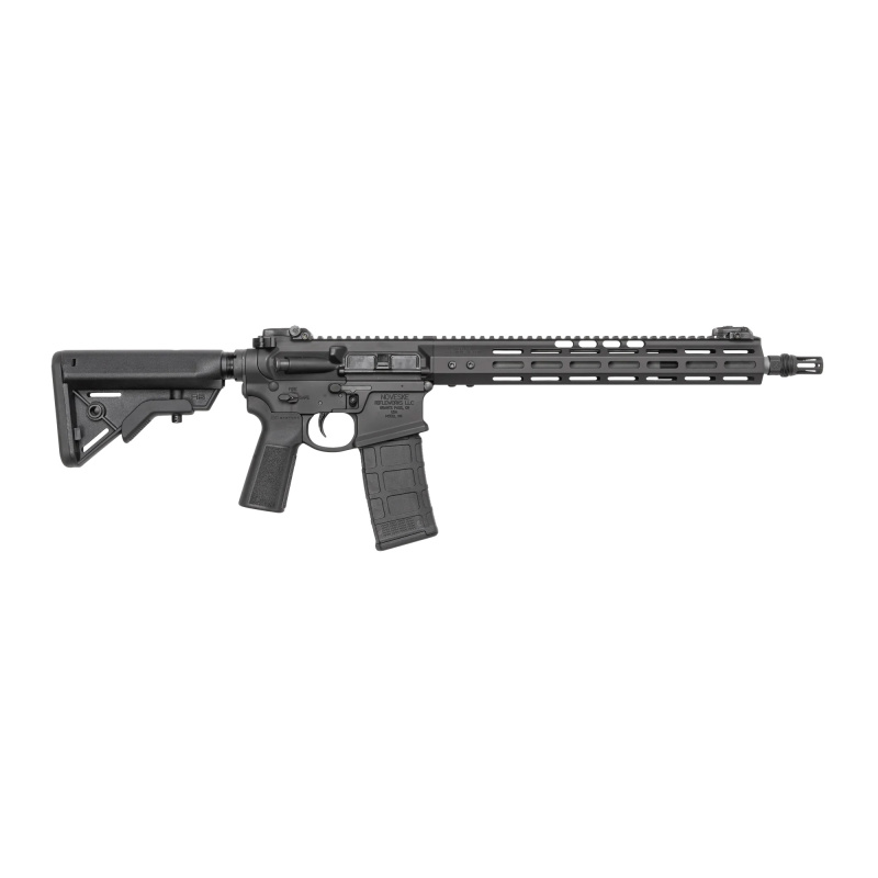 N4 Afghan, AR, Semi-automatic, 5.56 NATO, 14.5" Stainless Steel Barrel, Pinned and Welded Pig Pen Flash Hider (16" OAL), Cerakote Finish, Armor Black, B5 Type 23 Pistol Grip, B5 Bravo Stock, 30 Rounds, 1 Magazine, NSS Trigger, Talon Safety, Ambidextrous