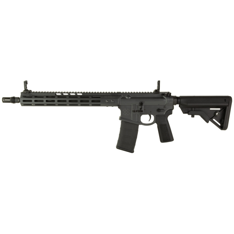 N4, Semi-automatic Rifle, AR-15, 556NATO, 14.5" Pinned (16" OAL) Barrel, Ambidextrous Bolt Drop/Mag Catch, Cerakote Finish, Sniper Gray, 30 Rounds, 1 Magazine 02002564-SG