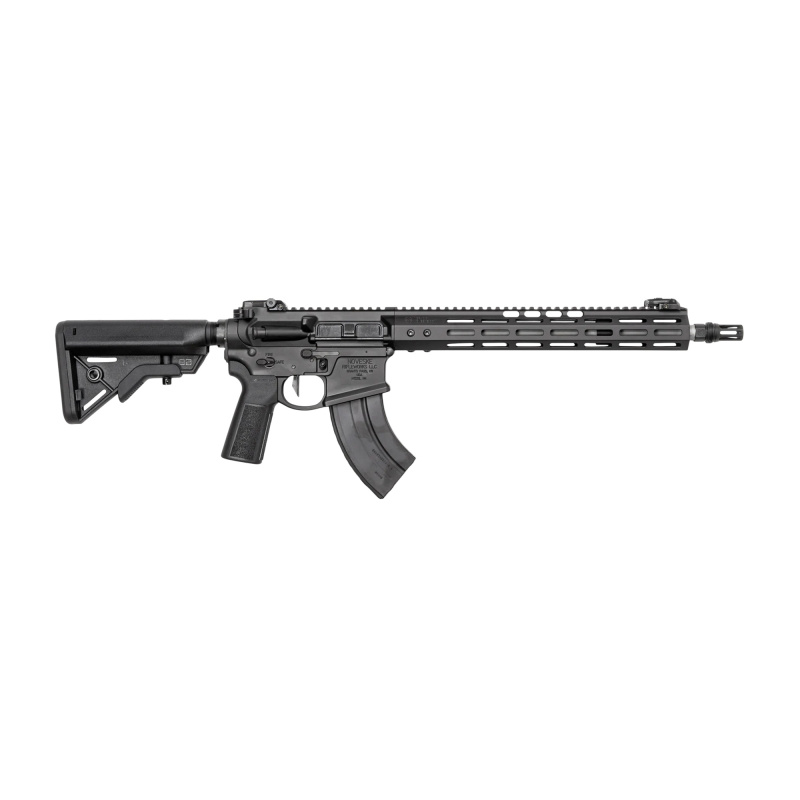 N4 Afghan, AR, Semi-automatic, 6MM ARC, 14.5" Stainless Steel Barrel, Pinned and Welded Long Pig Pen Flash Hider (16" OAL), Cerakote Finish, Armor Black, B5 Type 23 Pistol Grip, B5 Bravo Stock, MBUS Pro Flip-Up Sights, 20 Rounds, 1 Magazine, Geissele SD-