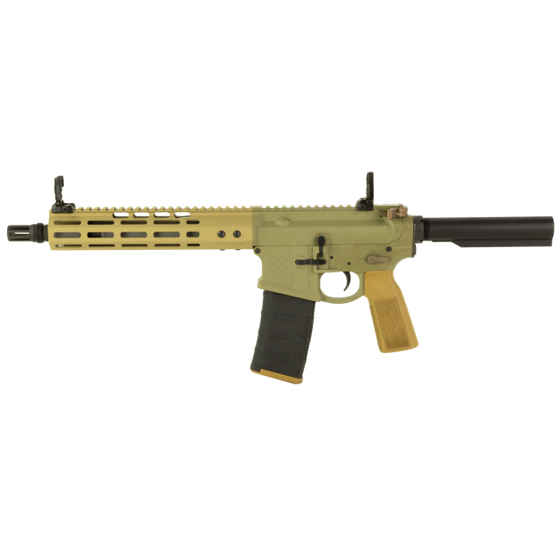 Gen 4 N4, Semi-automatic, AR-15, 223 Remington/5.56 NATO, 10.5" Threaded Barrel, 1/2x28 Thread Pitch, Cerakote Finish, Flat Dark Earth, Coyote Brown B5 Grip, Ambidextrous Controls, MBUS Pro Sights, Pig Pen Flash Hider, 30 Rounds, 1 Magazine 02002717