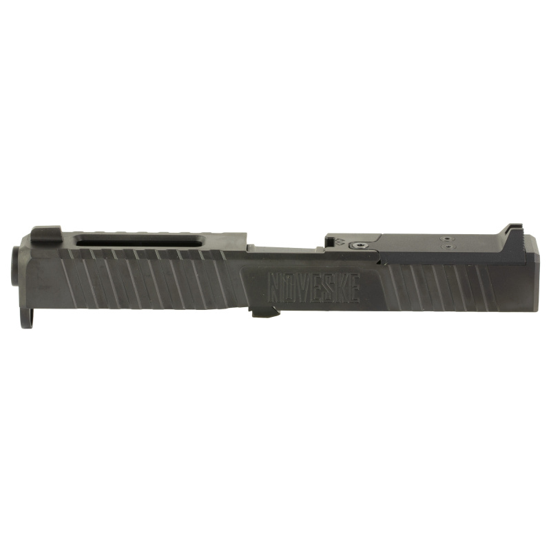 DM Slide, Noveske Barrel, DLC Finish, Black, Direct Mount Optics Ready, For Glock 17 Gen 4, Includes Noveske End Plate, Cover Plate w/Rear Sight, Front Sight 03002706