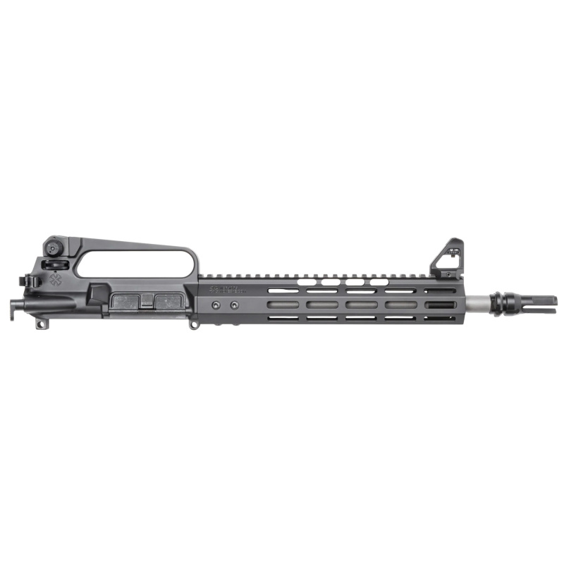 N4 OG, Complete Upper Receiver, 5.56 NATO, 12" Stainless Steel Barrel, 1/2X28 Thread Pitch, Fits AR-15, Carry Handle Rear Sight, Scalarworks Peak Fixed Front Sight, Cerakote Finish, Black, 10.75" M-LOK Handguard, Black Love Handle Charging Handle, Pig Pe