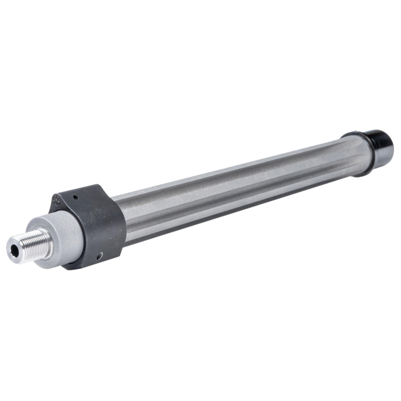 Commando, Rifle Barrel, 5.56 NATO, 11.5" Stainless Steel Barrel, 1/2X28 Thread Pitch, Fits AR15, Bead-Blasted Finish, Silver, Disruptive Deep Fluting, 1:7" Twist Rate, Mid-Length Gas System, Pinned Low-Profile Gas Block 07000565