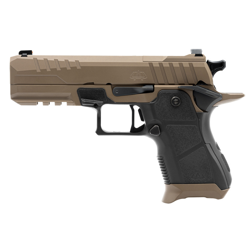2311, Single Action, Semi-Automatic, Metal Frame Pistol, Compact, 9MM, 4.25" Barrel, Matte Finish, High Desert, Black Grips, Tritium Night Sights, Optics Ready, 15 Rounds, 3 Magazines, Includes 3 Optic Mounts for RMR, Delta Point Pro, and RMSc, Custom OA