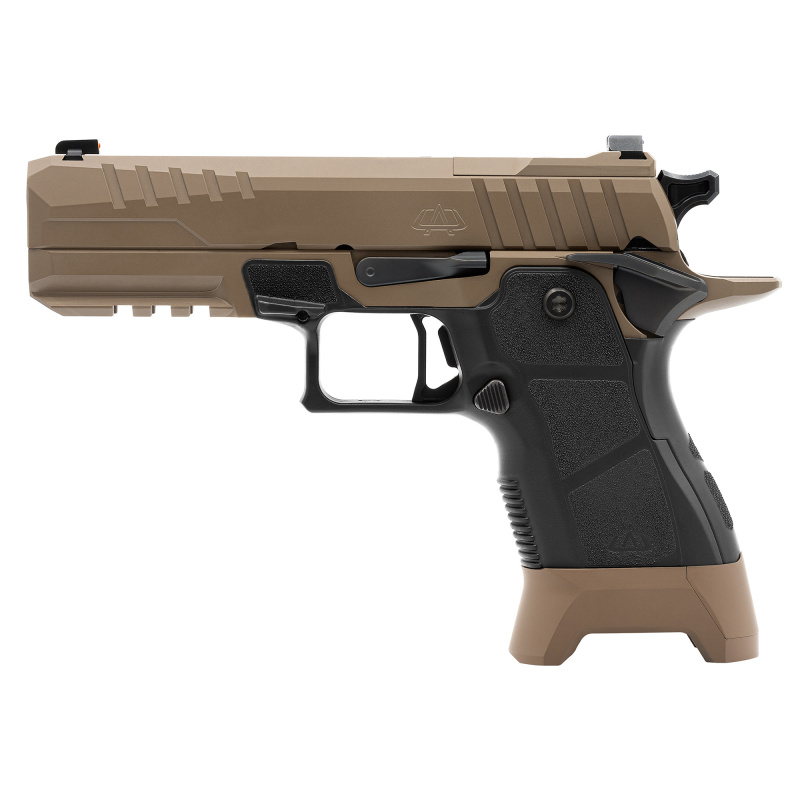 2311 Compact Plus, Single Action, Semi-Automatic, Metal Frame Pistol, Compact, 9MM, 4.25" Barrel, Matte Finish, High Desert, Black Grips, Tritium Night Sights, Optics Ready, 17 Rounds, 3 Magazines, Includes 3 Optic Mounts for RMR, Delta Point Pro, and RM