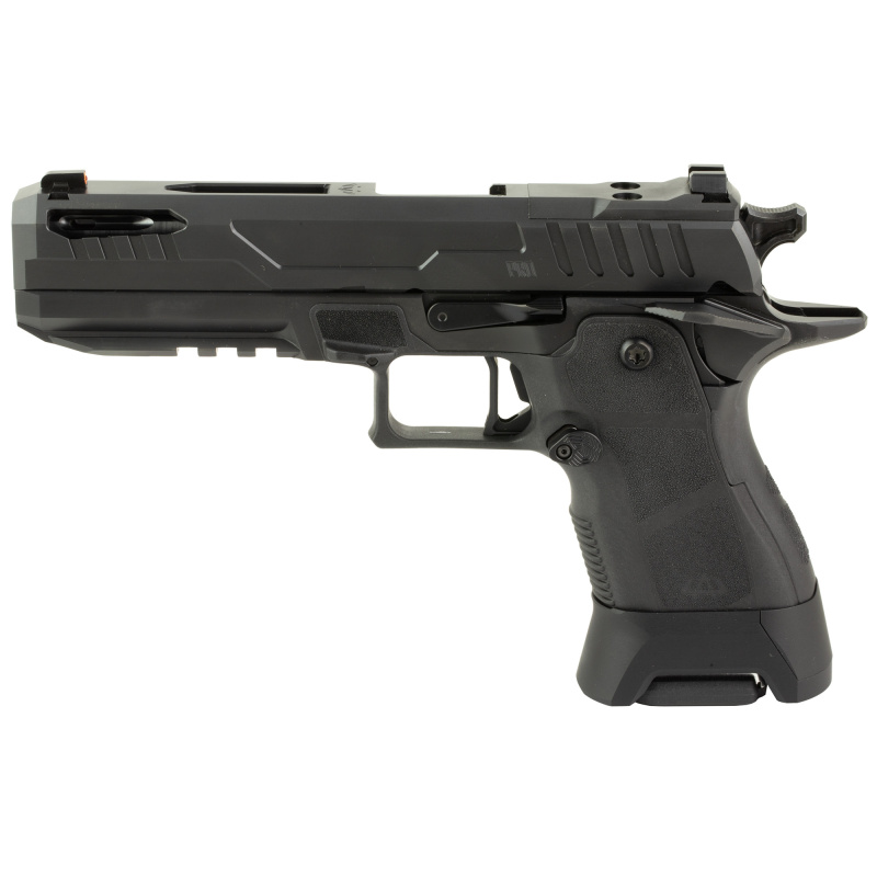 2311 Pro, Single Action, Semi-automatic, Metal Frame Pistol, Full Size, 9MM, 5" Ported Barrel, Matte Finish, Black, Extended Magazine Release, Enhanced Trigger, Tritium Night Sights, Optics Ready, 21 Rounds, 5 Magpul AMAG Magazines, Includes (4) Optic Mo