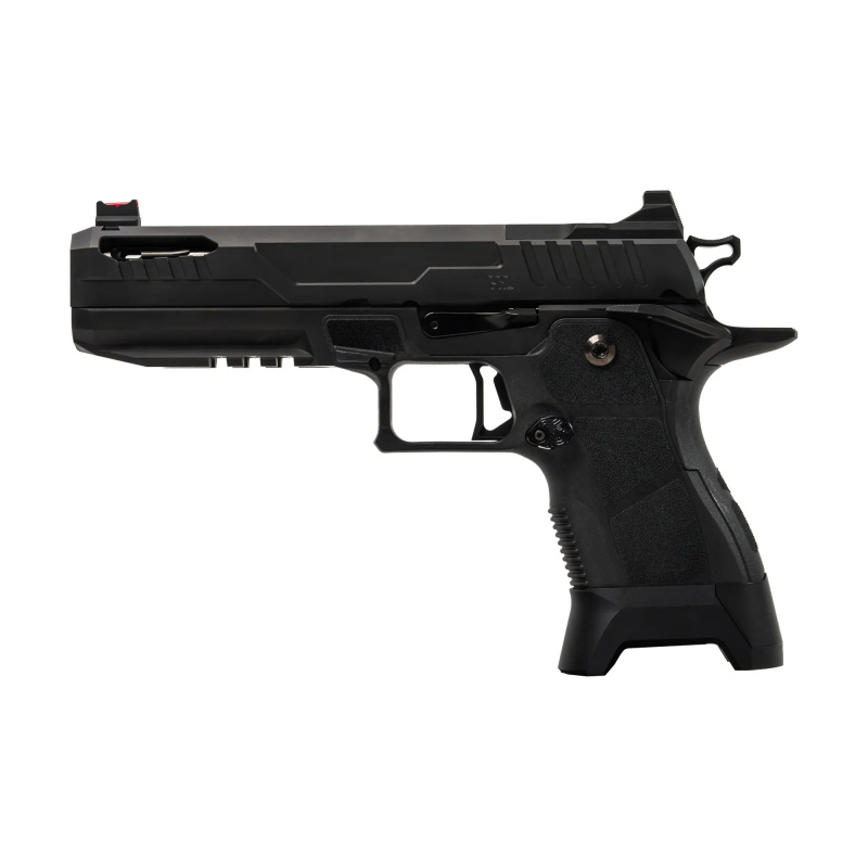 2311 Pro, Semi-automatic, Single Action, Aluminum Frame Pistol, Full Size, 9MM, 5" Ported Barrel, DLC Finish, Black, Polymer Grip Module, Dawson Precision Fixed Rear and Fiber Optic Front Sight, Optic Ready, Dawson Precision RMR Cut Optics Kit, Ambidextr