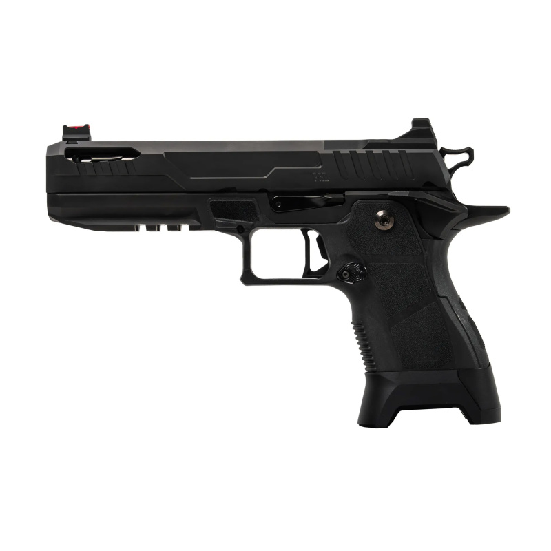 2311 Pro, Semi-automatic, Single Action, Aluminum Frame Pistol, Full Size, 9MM, 5" Stainless Steel Barrel, DLC Finish, Black, Polymer Grip Module, Dawson Precision Fixed Rear and Fiber Optic Front Sight, Optic Ready, Dawson Precision RMR Cut Optics Kit,