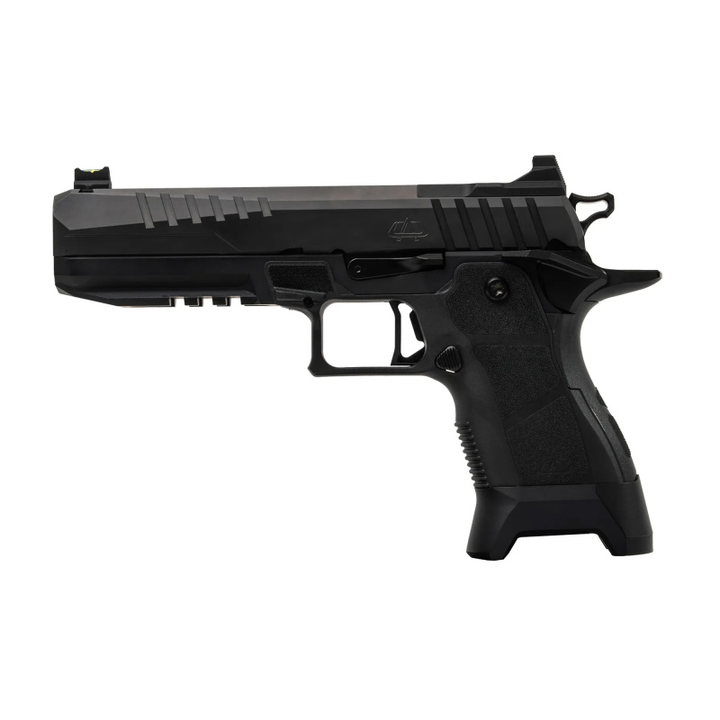 2311, Semi-automatic, Single Action, Aluminum Frame Pistol, Full Size, 9MM, 5" Stainless Steel Barrel, DLC Finish, Black, Dawson Precision Fixed Rear and Fiber Optic Front Sight, Optic Ready, Dawson Precision RMR Cut Optics Kit, Ambidextrous Manual Safet