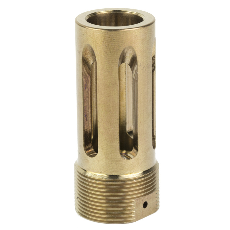 OPS/AE Flash Hider, For Use with Ops Inc 12 Model, AEM5 and OCM5 Suppressors, Raw Heat Treat Finish, Gold OCL-602
