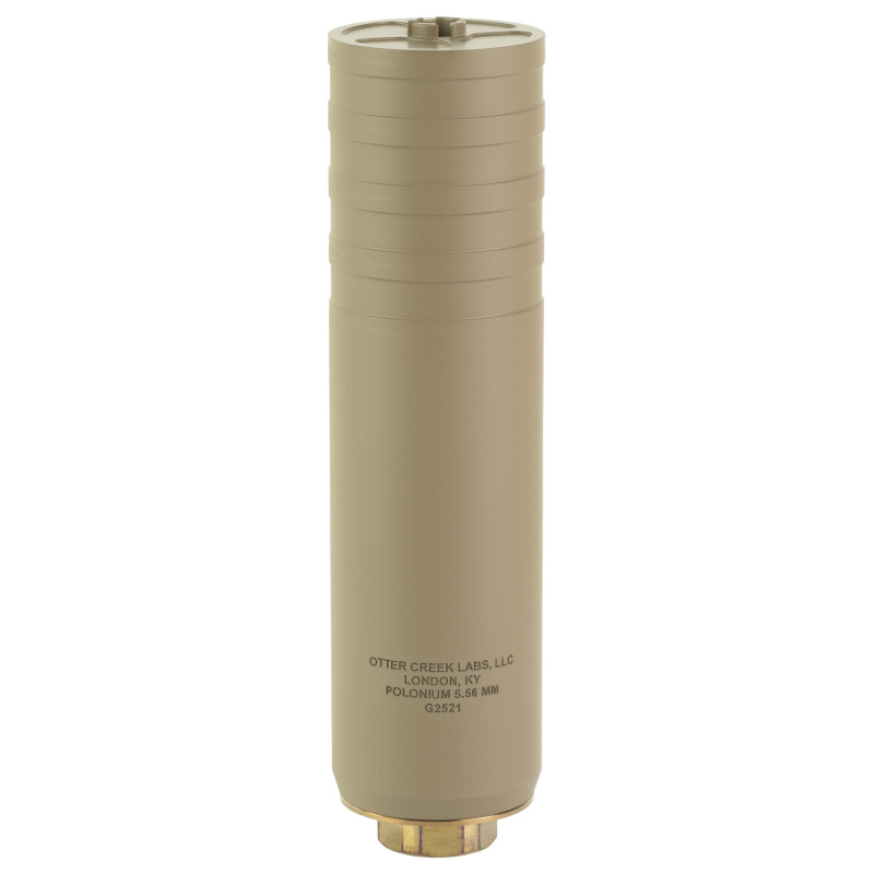 Polonium, 556NATO, Threaded 1.375x24, Stainless Steel Construction, Cerakote Finish, Flat Dark Earth POL556FDE