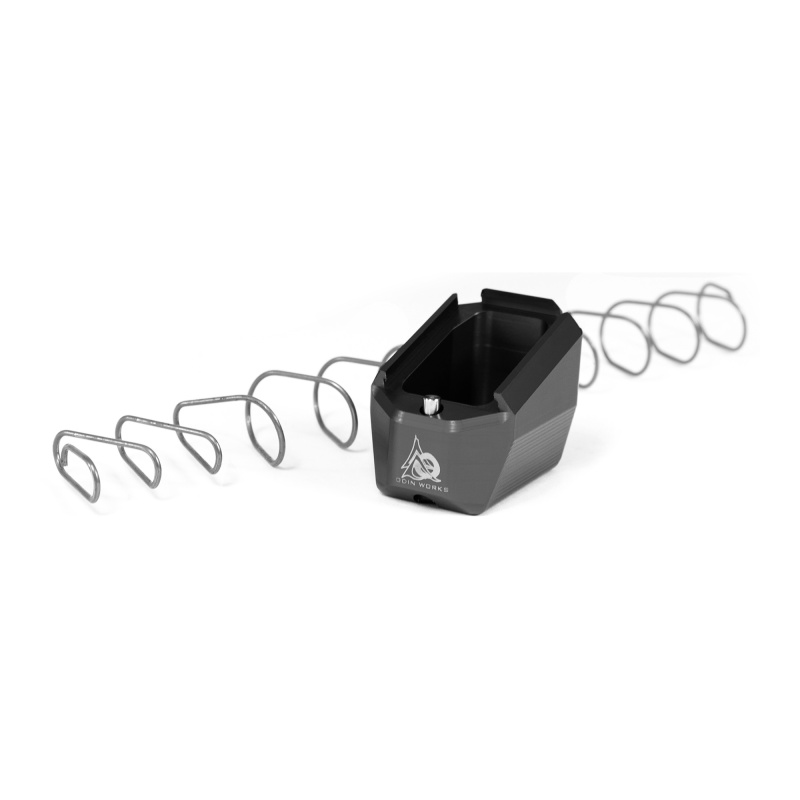 Pistol Magazine Base, +5 Rounds, Anodized Finish, Fits Glock 17, Black ACC-PMB-GLOCK-17-BLK