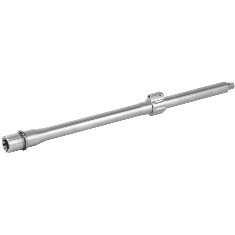 Barrel, Fits AR15, 223 Wylde, 16.1", Threaded 1/2-28, Medium Profile, Stainless Steel, Mid Gas Length, Includes Tunable Gas Block B-223-16-ML-TG
