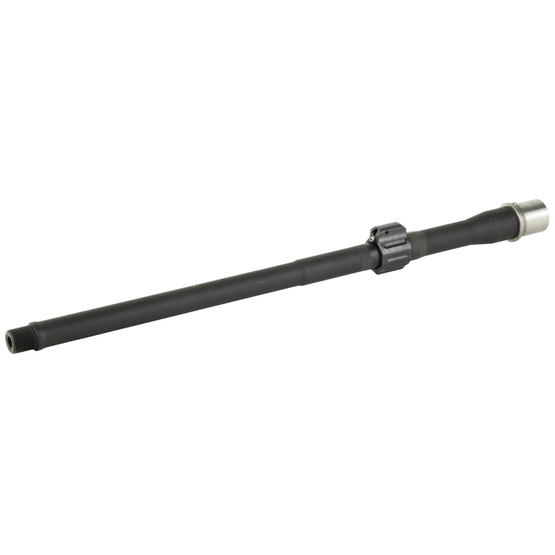 Barrel, Fits AR15, 300 Blackout, 16.1", Pistol Length Gas System, Threaded 5/8-24, Medium Profile, Nitride Finish, Includes Adjustable Gas Block, Black B-300-16-P-TG-BLK