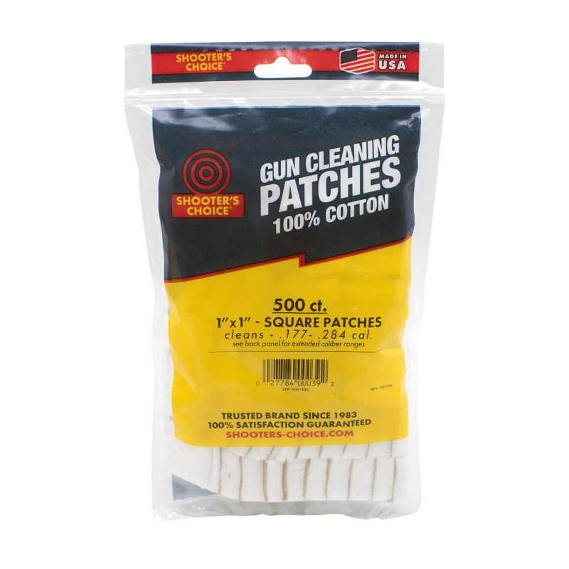 1" Square Cleaning Patch, 500 Pack FG-914-500
