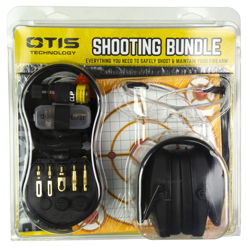 Bunlde Kit, Includes Cleaning Kit, Ear Protection, Eye Protection and 10 Pack of Targets, Black FG-NSB-1