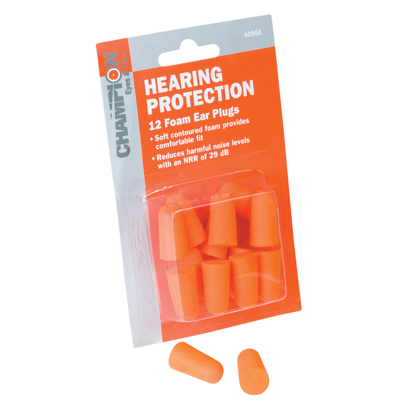 Molded Foam Ear Plugs 6 Pair