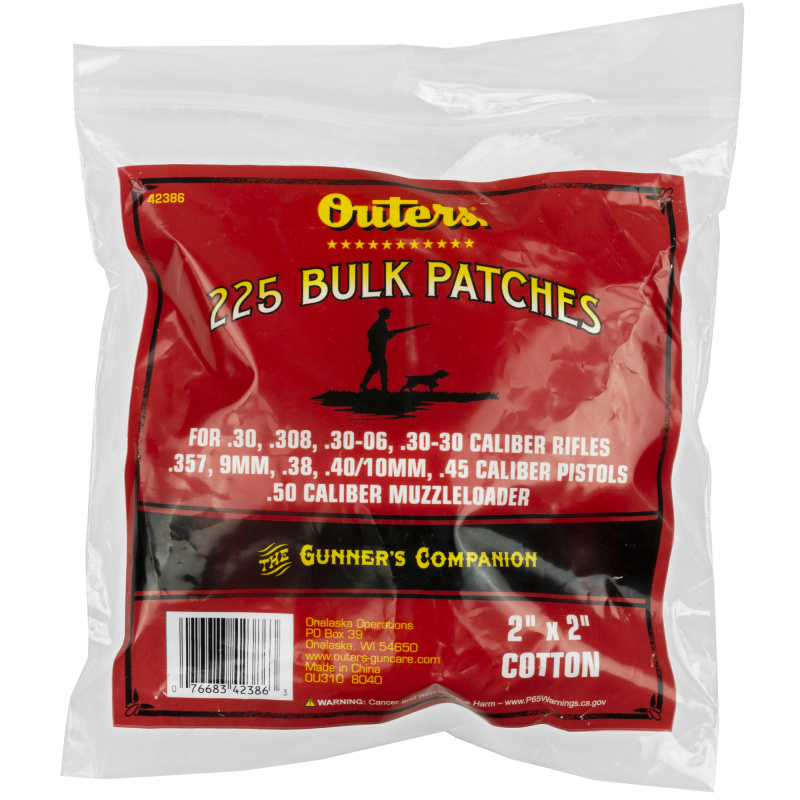 Bulk Patches .30-50 Caliber 225 Pack